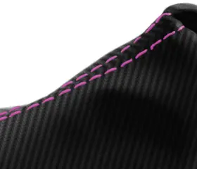 Toy-4ru-8489-msb-cfbpis-11.5 Pieliz Fits 84-89 Toyota 4 Runner 4x4 11.5 Inch Carbon Manual Shift Boot Pink Stitch #2