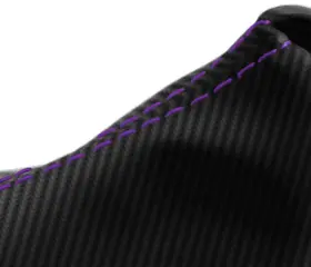 Toy-4ru-8489-msb-cfbpus-11.5 Pieliz Fits 84-89 Toyota 4 Runner 4x4 11.5 Inch Carbon Manual Shift Boot Purple Stitch #2