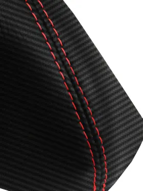 Toy-4ru-8489-msb-cfbres-11.5 Pieliz Fits 84-89 Toyota 4 Runner 4x4 11.5 Inch Carbon Manual Shift Boot Red Stitch #3