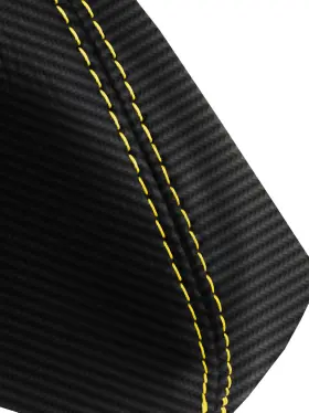 Toy-4ru-8489-msb-cfbyes-11.5 Pieliz Fits 84-89 Toyota 4 Runner 4x4 11.5 Inch Carbon Manual Shift Boot Yellow Stitch #3