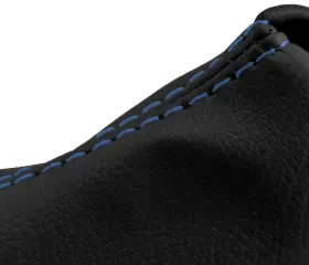 Toy-4ru-8489-msb-vbbls-11.5 Pieliz Fits 84-89 Toyota 4 Runner 4x4 11.5 Inch Leather Manual Shift Boot Blue Stitch #2