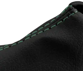 Toy-4ru-8489-msb-vbgrs-11.5 Pieliz Fits 84-89 Toyota 4 Runner 4x4 11.5 Inch Leather Manual Shift Boot Green Stitch #2