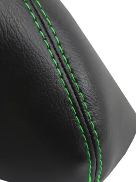 Toy-4ru-8489-msb-vbgrs-11.5 Pieliz Fits 84-89 Toyota 4 Runner 4x4 11.5 Inch Leather Manual Shift Boot Green Stitch #3