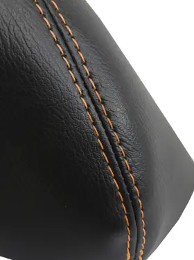 Toy-4ru-8489-msb-vbors-11.5 Pieliz Fits 84-89 Toyota 4 Runner 4x4 11.5 Inch Leather Manual Shift Boot Orange Stitch #3