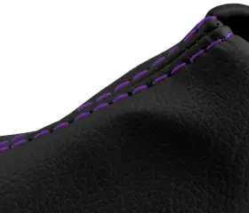 Toy-4ru-8489-msb-vbpus-11.5 Pieliz Manual Shift Boot Leather For Toyota 4 Runner 4x4 84-89 Purple Stitch 11.5 Inch #2