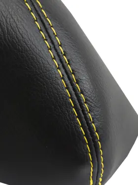 Toy-4ru-8489-msb-vbyes-11.5 Pieliz Fits 84-89 Toyota 4 Runner 4x4 11.5 Inch Leather Manual Shift Boot Yellow Stitch #3