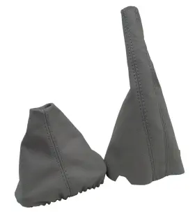 Vw-mk3-9198-meb-vdgr Pieliz Fits 91-98 Vw Jetta Golf Mk3 Carbon Manual And Brake Boot Cover Gray
