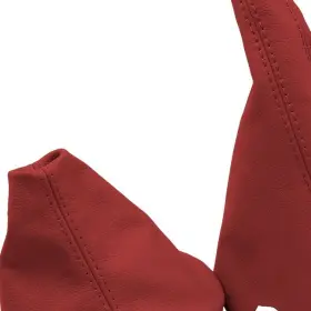Vw-mk3-9198-meb-vred Pieliz Fits 91-98 Vw Jetta Golf Mk3 Carbon Manual And Brake Boot Cover Red #2