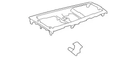 95b-863-419-gt8 Porsche Genuine Automatic Transmission Shift Cover Plate 95b-863-419-gt8 Porsche Genuine Automatic Transmission Shift Cover Plate