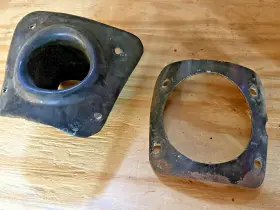 706919 Scp British Shift Boot Rubber Grommet Gaiter And Metal Retainer Late Triumph Spitfire
