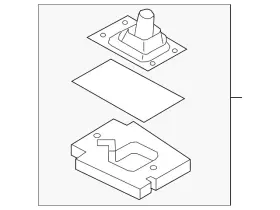 35016ag020 Subaru Genuine Shift Plate