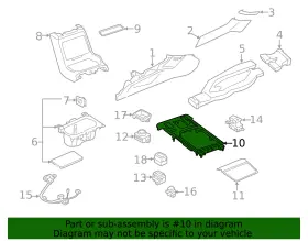 92122sj210 Subaru Genuine Shift Panel #2