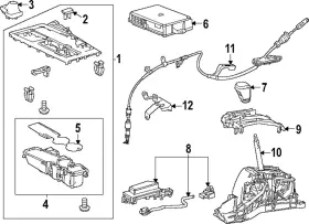 58805-aq010 Toyota Genuine Shift Panel
