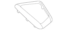 58843-02440 Toyota Genuine Automatic Transmission Shift Cover Plate