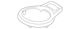 Su003-03190 Toyota Genuine Toyota/scion 86/frs Black Automatic Shifter Trim Bezel/cover/surround #3