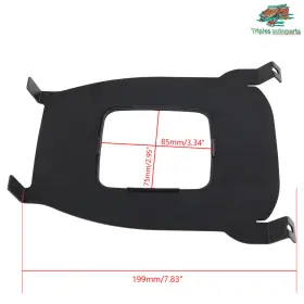 Egr015-bk-thw Triples Autoparts Black Maxim Shift Boot Delete Cover Plate For 1996-2000 Honda Civic Aluminum New #2