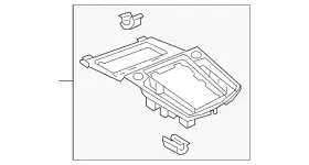 17b-864-263-a-1qb Volkswagen Genuine Trim Plate 17b-864-263-a-1qb Volkswagen Genuine Trim Plate