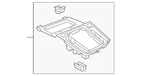 17b-864-263-c-1qb Volkswagen Genuine Trim Plate