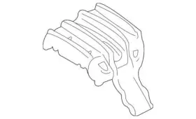 1j0-713-273-c Volkswagen Genuine Automatic Transmission Shift Cover Plate