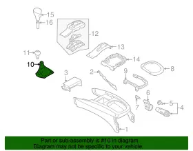 3b0-711-113-j-feu Volkswagen Genuine Shift Boot #2