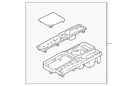 3cn-713-109-icl Volkswagen Genuine Shift Plate
