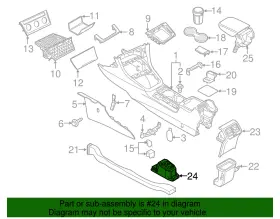 5gm-864-761-b Volkswagen Genuine Sound Absorber #2