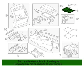 7p1-863-212-ae-6bb Volkswagen Genuine Shift Plate #2