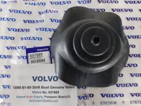 657889 Volvo 1800 61-69 Manual Transmission Shift Boot Inch Genuine