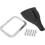 Rectangle Shifter Boot With Billet Aluminum Ring, Polished. Fixed Price $59.99.
