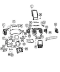 Genuine Mopar Instrument Panel Bezel 7TC82BX7AA. Fixed Price $253.70.