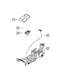 Genuine Mopar Gear Shift Indicator Bezel 5VB91HL1AA. Fixed Price $488.18.