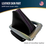 Fits 2014-2016 Mazda 3 Leather Automatic Shift Boot Cover Purple Stitch. Fixed Price $39.37.