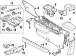 Genuine Nissan Automatic Transmission Shift Cover Plate 96941-7LF3C. Fixed Price $759.32.