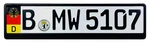 German License Plate With Coat Of Arms Eagle + Flag For Bmw, Mercedes, Vw, Audi. Fixed Price $59.99.