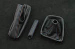 Bmw E34 M5 Boots Leather Gaiters Set Ebrake Handle Individual Mstitch Custom. Fixed Price $320.03.