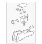 Genuine Gm Console Base 15882383. Fixed Price $173.52.