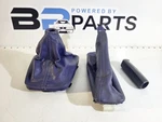 Bmw E36 Leather Handbrake Lever Cover Set 34411162755 34411116435, Velvet Blue. Fixed Price $150.00.
