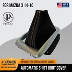 Automatic Shift Boot Cover Pvc Carbon Fiber For Mazda 3 14-16 Orange Stitch. Fixed Price $49.99.