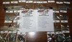 1969 Mopar Dodge Charger Interior Screw Kit. Fixed Price $31.99.