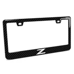 Nissan 350Z Logo Real Carbon Fiber Finish Abs Plastic License Plate Frame. Fixed Price $42.99.