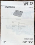 Sony VPF-A2 Auto Feeder Service Manual *original*. Fixed Price $19.97.