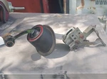 1960S Vintage Sparkomatic 3 Speed Floor Shifter W/boot & Wood Barrel Knob Ratrod. Fixed Price $225.00.