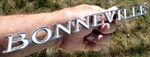 Nice! Oem Gm Pontiac Bonneville Emblem Name Plate Part #9809385. Fixed Price $59.99.