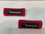 Jdm Cine Impreza Off Road Express Red Babyseat Shoulder Pads / E-brake Handle. Fixed Price $9.95.