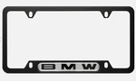Genuine Bmw License Plate Frame Black Stainless Steel 82-12-0-010-398. Fixed Price $26.46.
