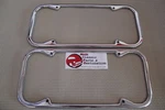 40-55 Chevy Gm Ford Hot Rat Street Rod California Chrome License Plate Frames. Fixed Price $52.05.