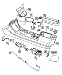 Genuine Mopar Console Shifter Bezel XS20ESGAE. Fixed Price $119.49.