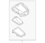 Genuine Mazda Automatic Transmission Shift Cover Plate DA7G-64-340A-0A. Fixed Price $147.07.