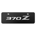 For Nissan 370Z 3D European Look Half-size Black Stainless Steel License Plate. Fixed Price $48.99.