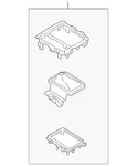 Genuine Mazda Automatic Transmission Shift Cover Plate DH4F-64-340-42. Fixed Price $138.25.